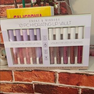 Smoke & Mirrors 10-Pc Hydrating Lip Vault - Assorted Pink & Neutral Shades